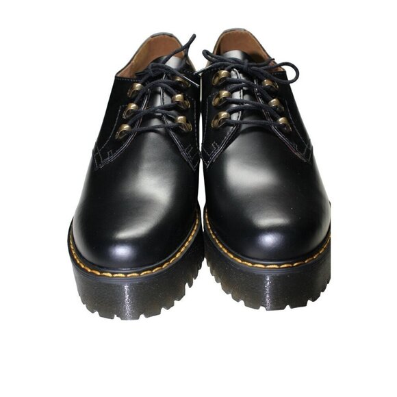 Dr.‎ Martens Shoes Platform Lace Up Leather Chunky Sole Vintage Style - Picture 5 of 10